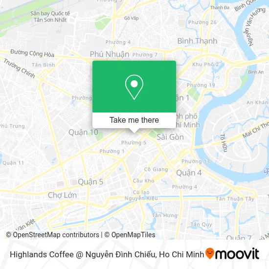 Highlands Coffee @ Nguyễn Đình Chiểu map