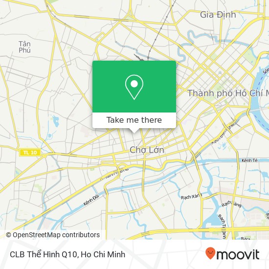 CLB Thể Hình Q10 map