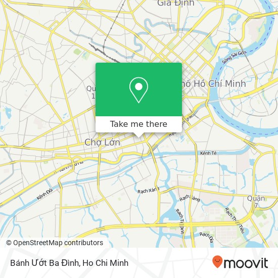 Bánh Ướt Ba Đình map