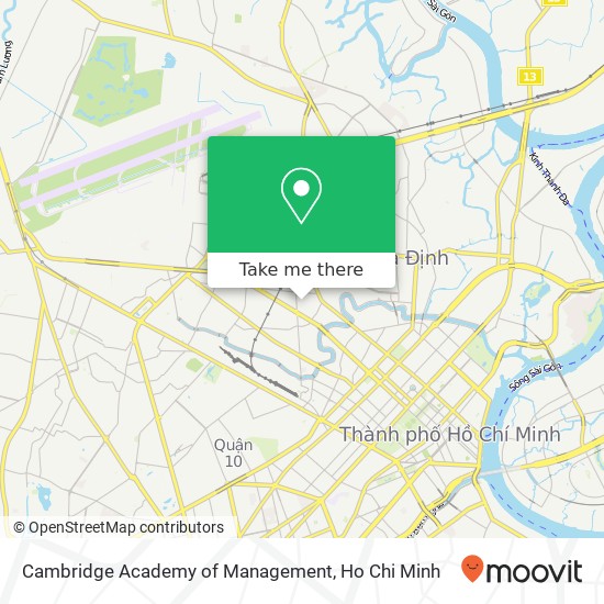Cambridge Academy of Management map