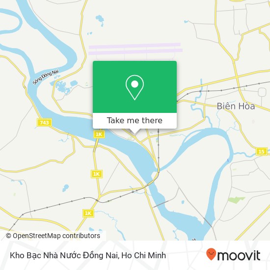 Kho Bạc Nhà Nước Đồng Nai map