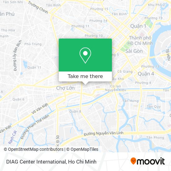 DIAG Center International map