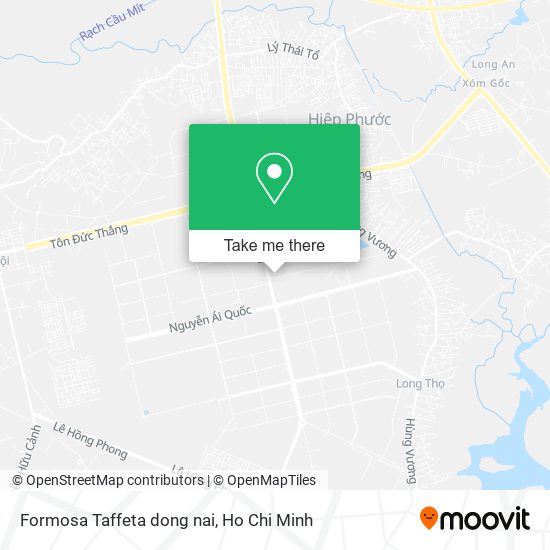 Formosa Taffeta dong nai map