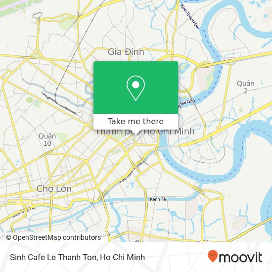 Sinh Cafe Le Thanh Ton map