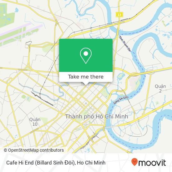 Cafe Hi End (Billard Sinh Đôi) map
