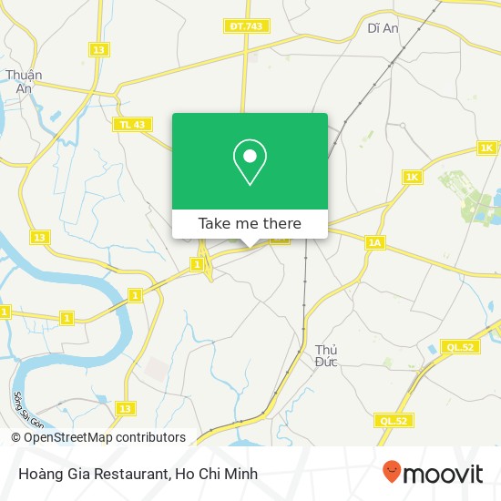 Hoàng Gia Restaurant map
