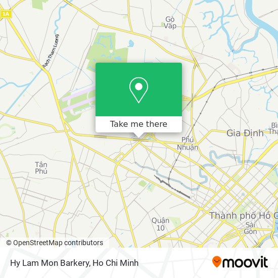 Hy Lam Mon Barkery map