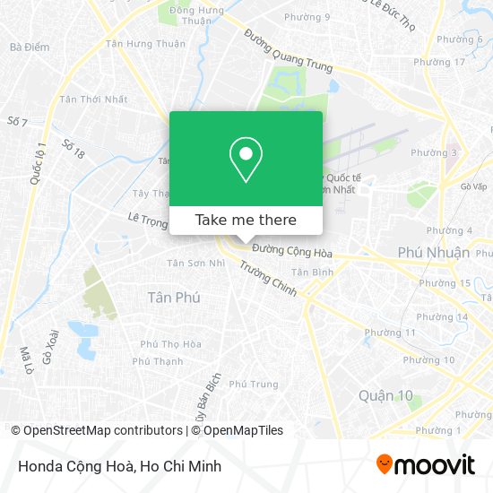 Honda Cộng Hoà map