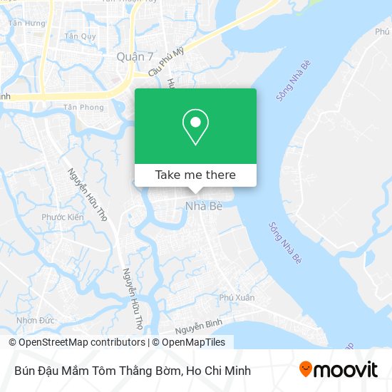 Bún Đậu Mắm Tôm Thằng Bờm map