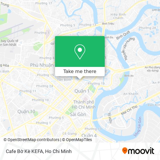 Cafe Bờ Kè KEFA map