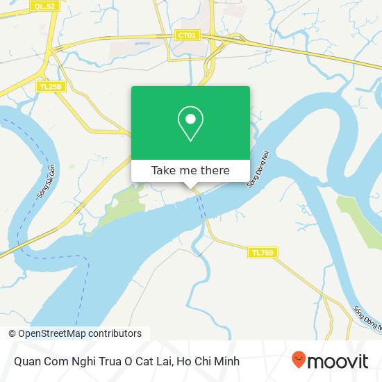 Quan Com Nghi Trua O Cat Lai map