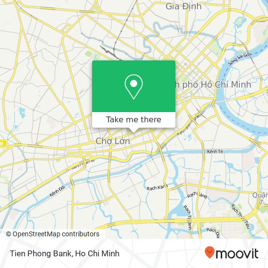 Tien Phong Bank map