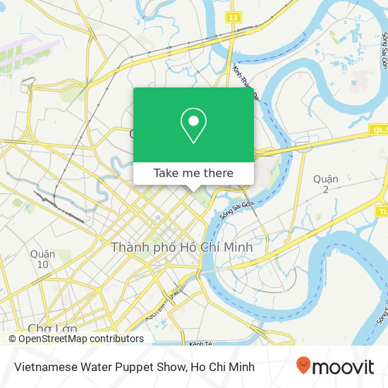 Vietnamese Water Puppet Show map