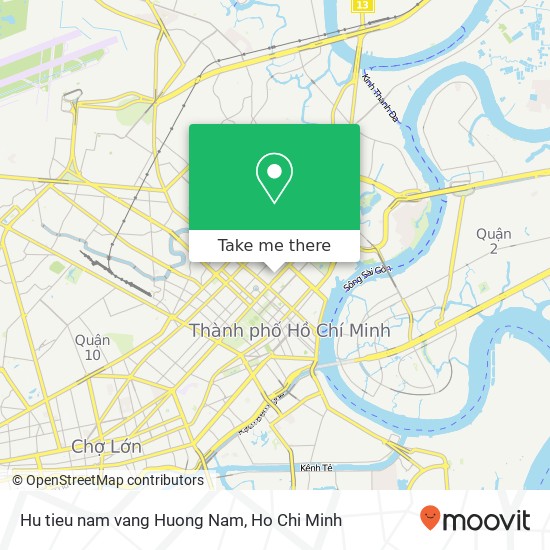 Hu tieu nam vang Huong Nam map