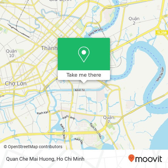 Quan Che Mai Huong map
