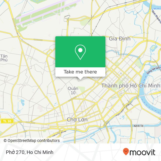 Phở 270 map