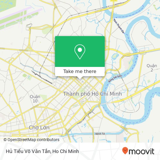 Hủ Tiếu Võ Văn Tần map