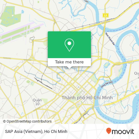SAP Asia (Vietnam) map