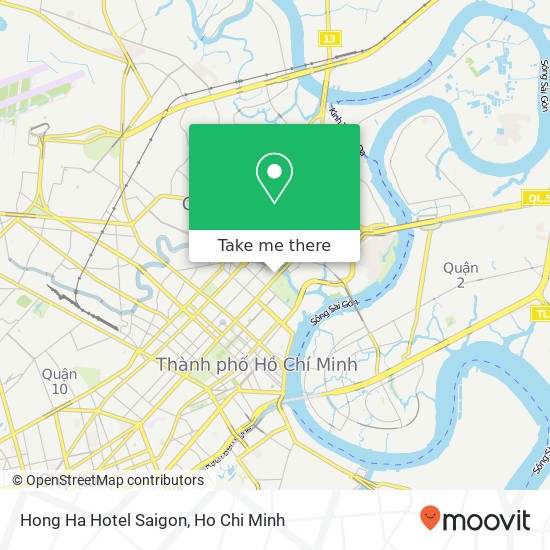 Hong Ha Hotel Saigon map
