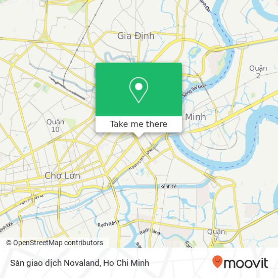 Sàn giao dịch Novaland map