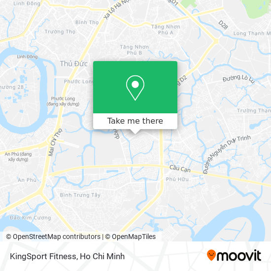 KingSport Fitness map