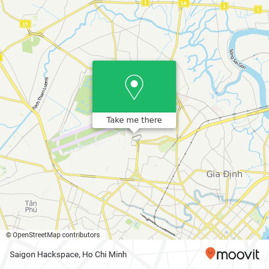 Saigon Hackspace map