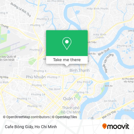 Cafe Bông Giấy map