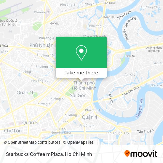 Starbucks Coffee mPlaza map