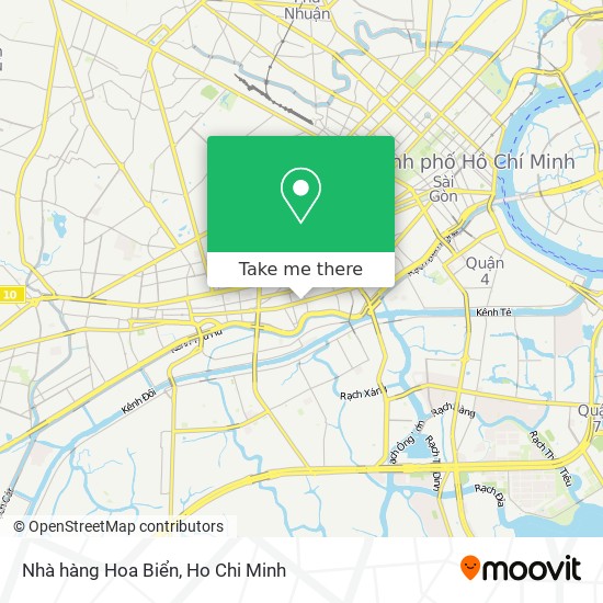 Nhà hàng Hoa Biển map