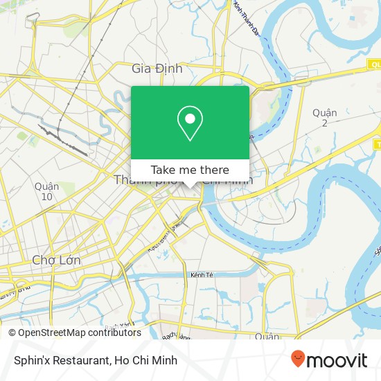 Sphin'x Restaurant map