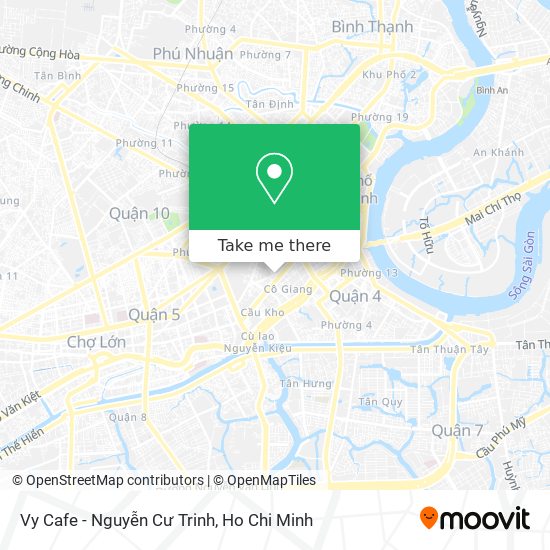 Vy Cafe - Nguyễn Cư Trinh map