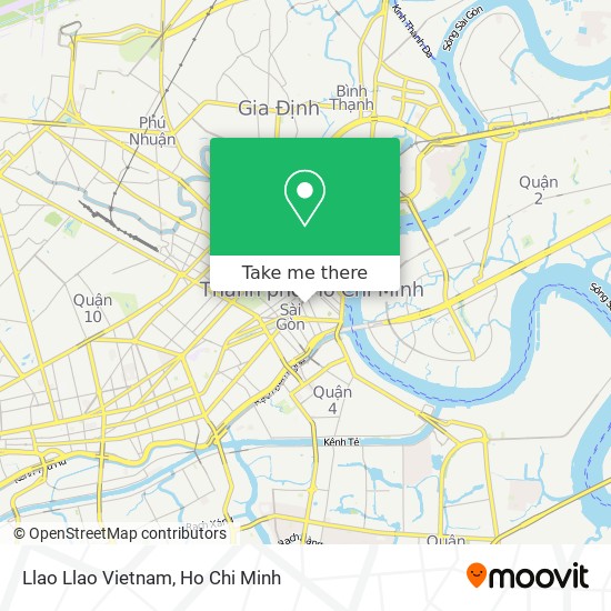 Llao Llao Vietnam map