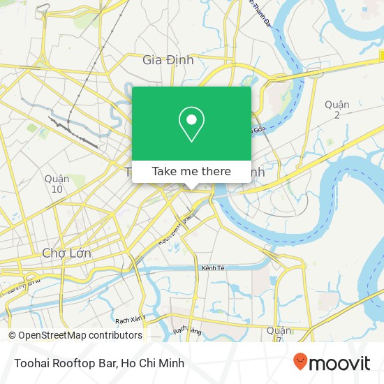 Toohai Rooftop Bar map