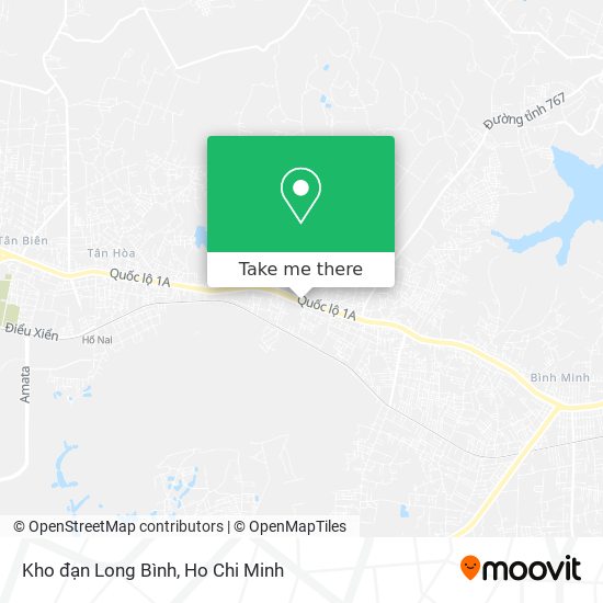 Kho đạn Long Bình map