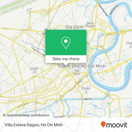 Villa Esteva Saigon map