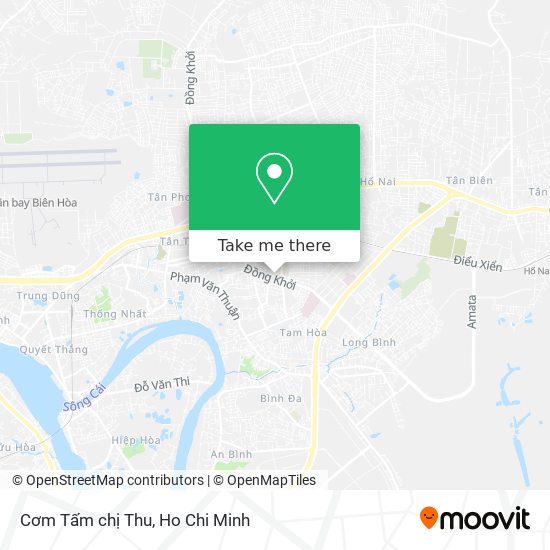Cơm Tấm chị Thu map
