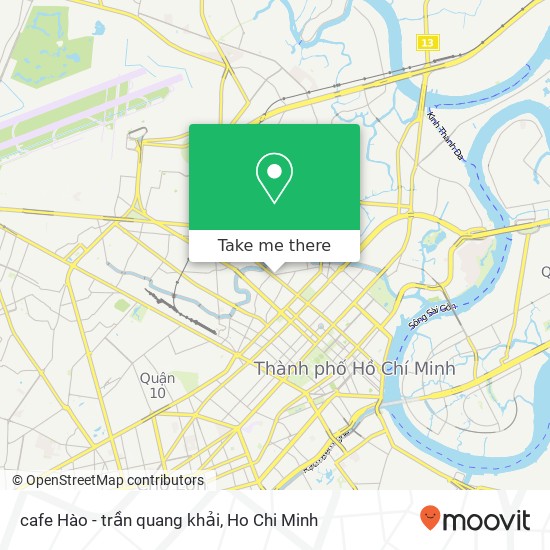 cafe Hào - trần quang khải map