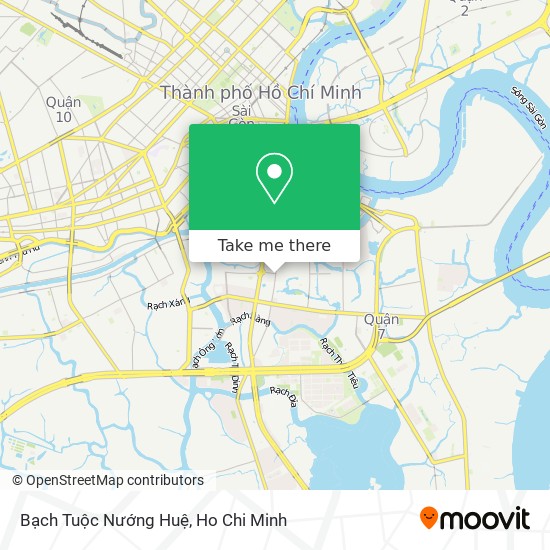 Bạch Tuộc Nướng Huệ map