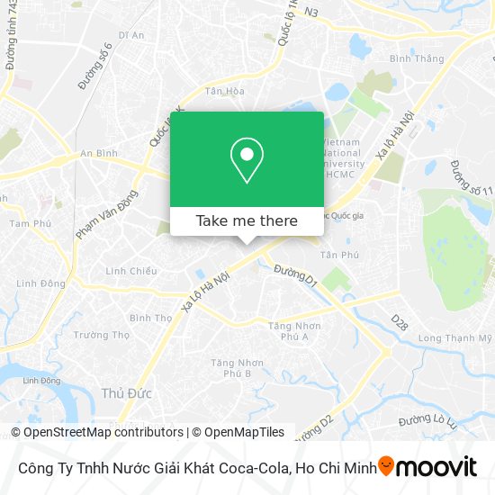 Công Ty Tnhh Nước Giải Khát Coca-Cola map