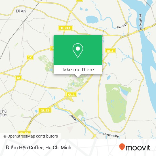 Điểm Hẹn Coffee map