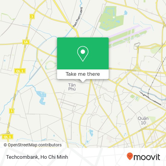 Techcombank map