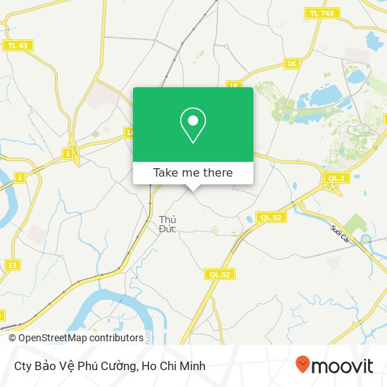 Cty Bảo Vệ Phú Cường map