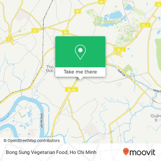 Bong Sung Vegetarian Food map