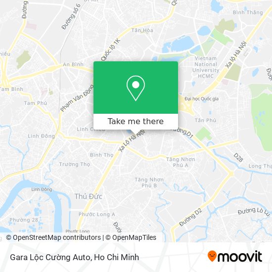 Gara Lộc Cường Auto map