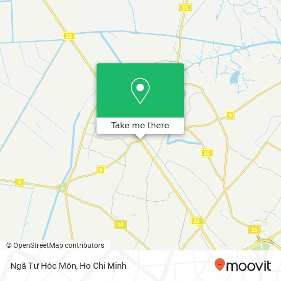 Ngã Tư Hóc Môn map