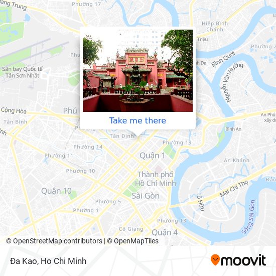 Đa Kao map