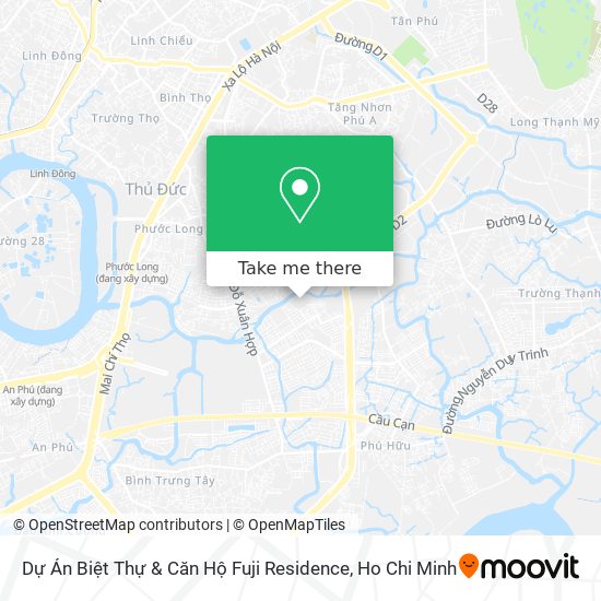 Dự Án Biệt Thự & Căn Hộ Fuji Residence map