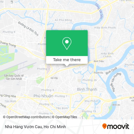 How to get to Nhà Hàng Vườn Cau in Gò Vấp by Bus?