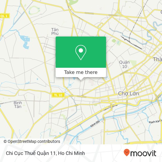 Chi Cục Thuế Quận 11 map