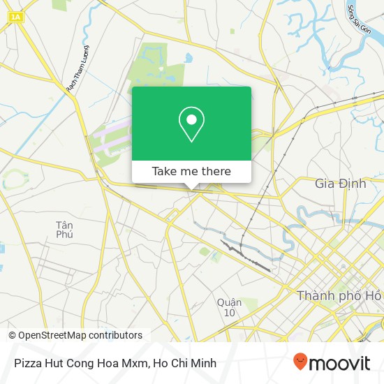 Pizza Hut Cong Hoa Mxm map